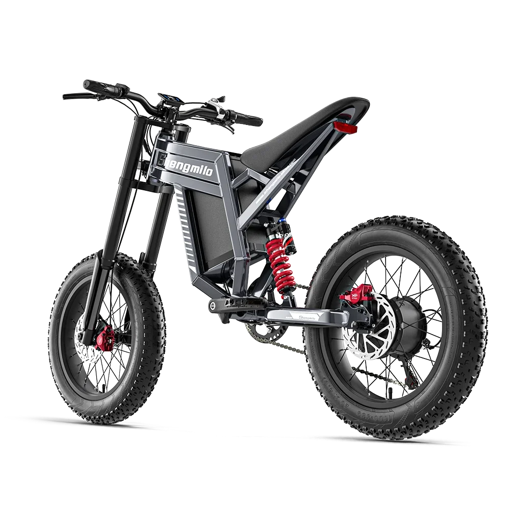 Shengmilo S900 Electric Bike For Adult 1500W60V30Ah Battery Mountain Off-Road Motorcycle 20*4.0 Inch Fat Tire E-Bike