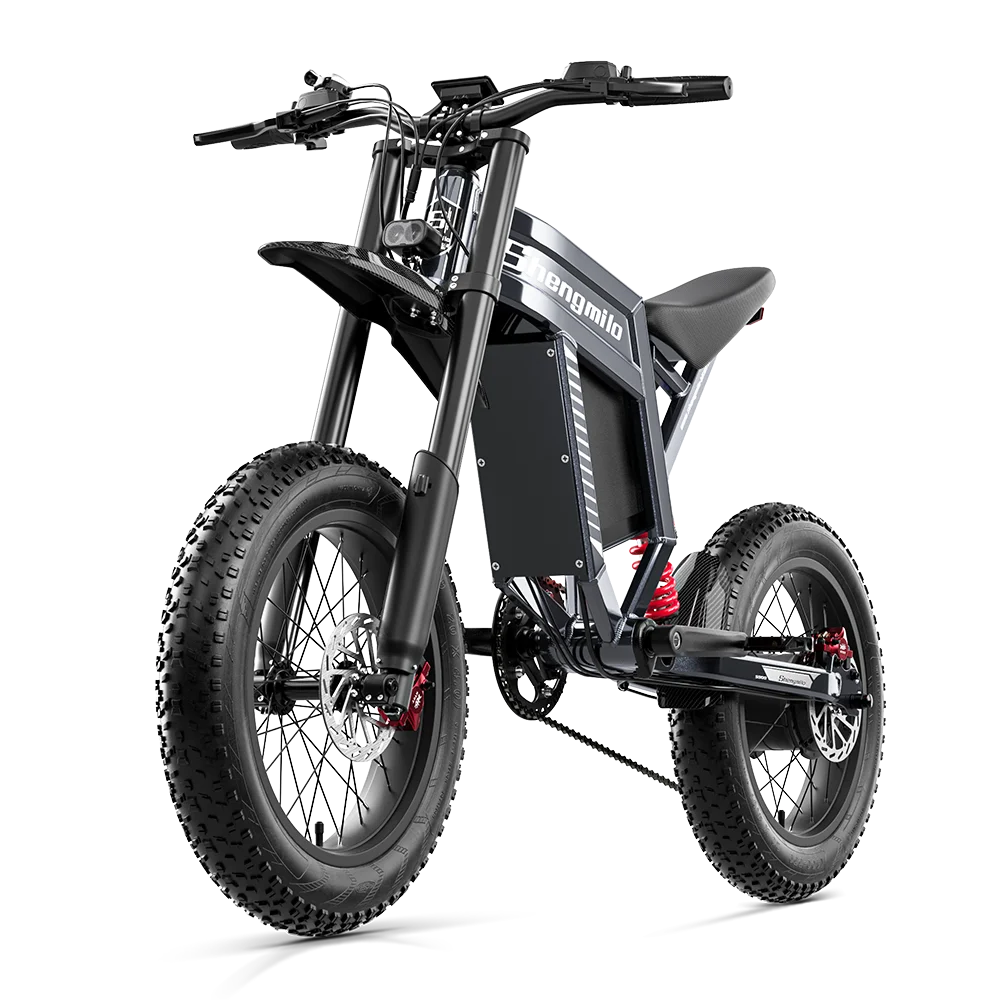 Shengmilo S900 Electric Bike For Adult 1500W60V30Ah Battery Mountain Off-Road Motorcycle 20*4.0 Inch Fat Tire E-Bike