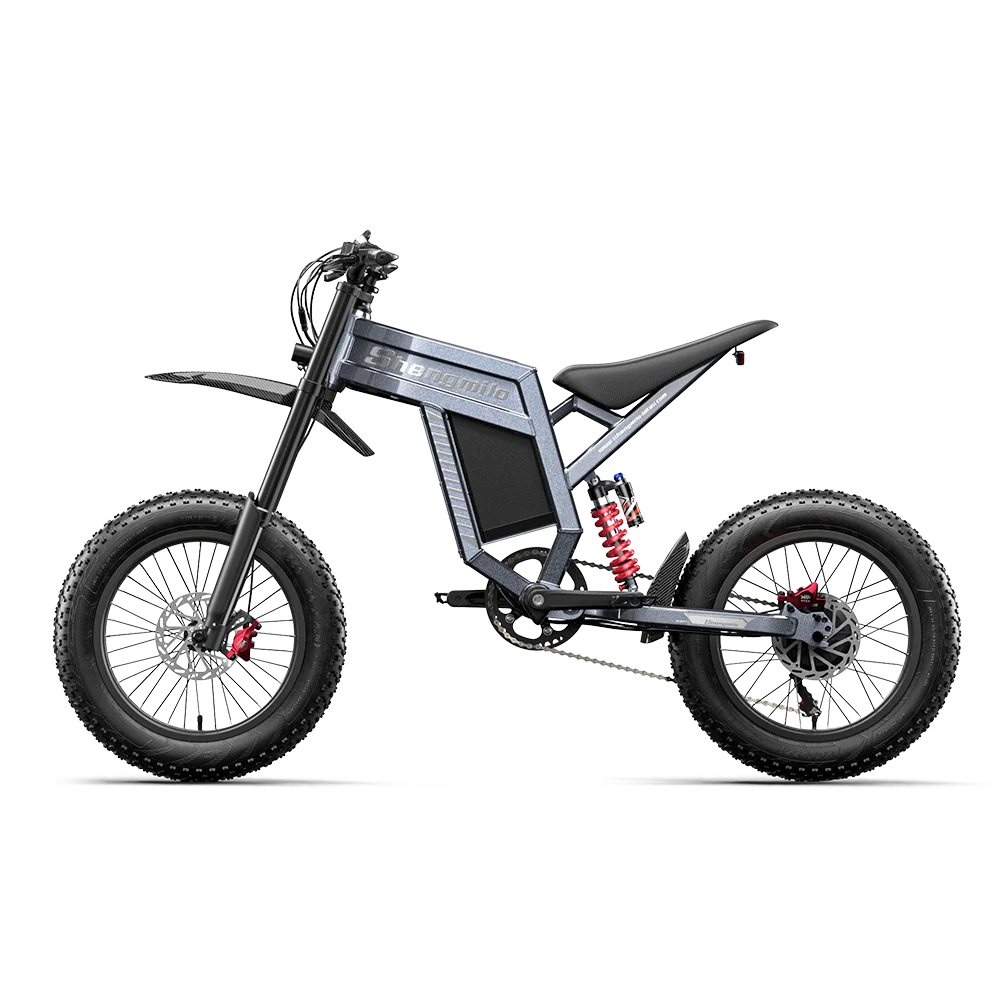 Shengmilo S900 Electric Bike For Adult 1500W60V30Ah Battery Mountain Off-Road Motorcycle 20*4.0 Inch Fat Tire E-Bike